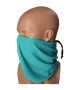 Maseczka Komin z jonami srebra turkusowy gładki