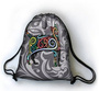 Designerski plecak worek Kotek Paisley