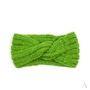 Opaska damska ściągaczowa plecionka zielona