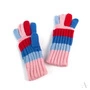 Czterokolorowe uniwersalne rękawiczki 2 w 1 długie i krótkie