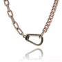 Krótki złoty naszyjnik choker